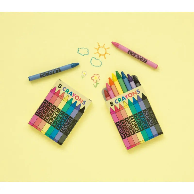 Set of 6 Brillant colors crayons cotillons Alsace