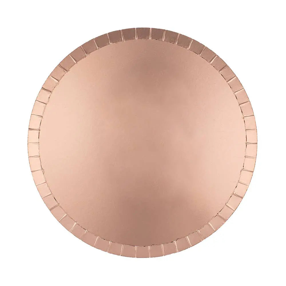 Shades Metallic Dessert Plates - 8 Pk. -Rosewood Jollity & Co. + Daydream Society