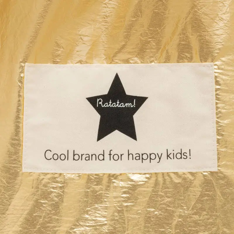 Shiny Metallic Tote Bag - Gold Ratatam