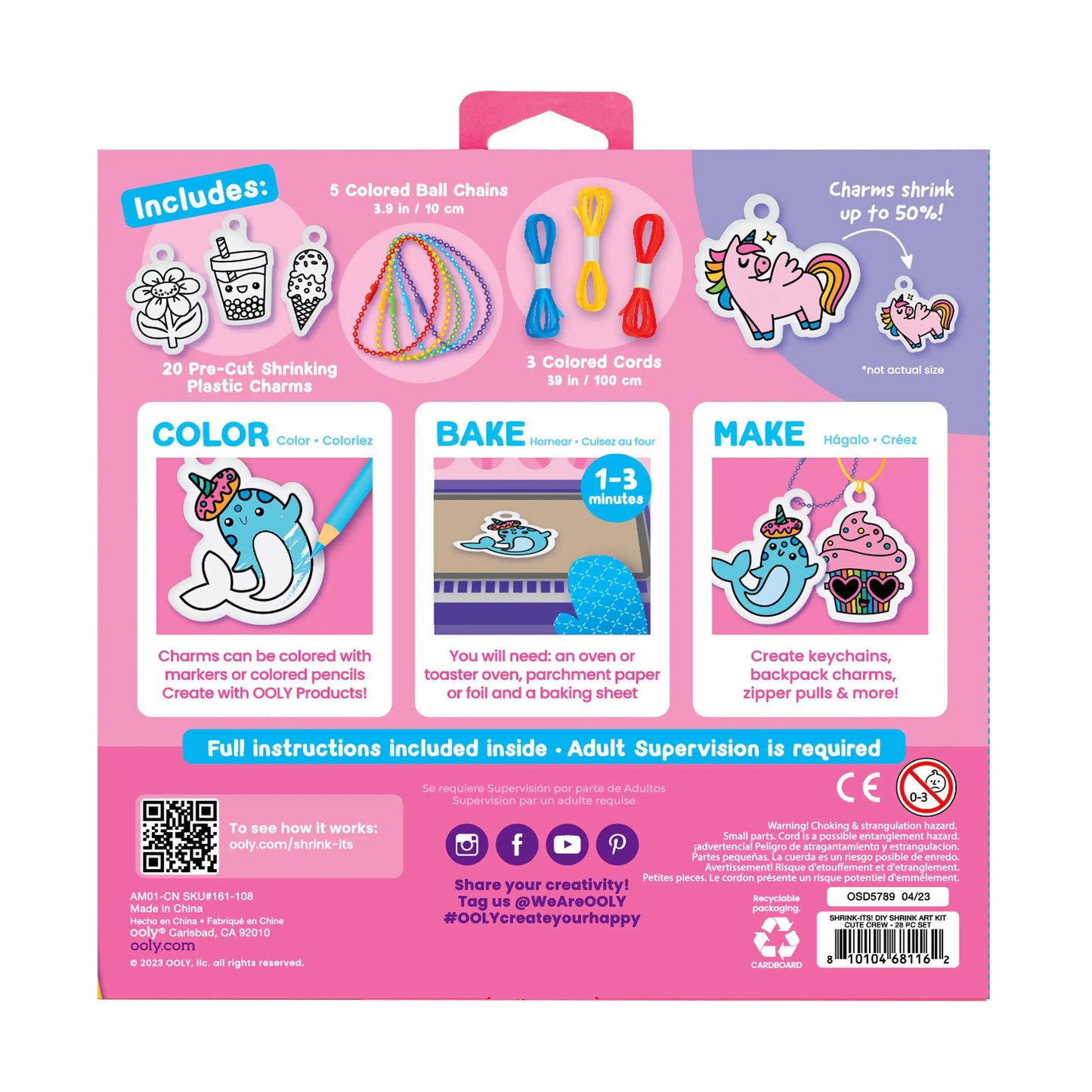 Shrink-Its! D.I.Y. Shrink Art Kit – Cute Crew OOLY