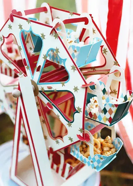 Snack stand Ferris Wheel, 48x50cm, mix Partydeco