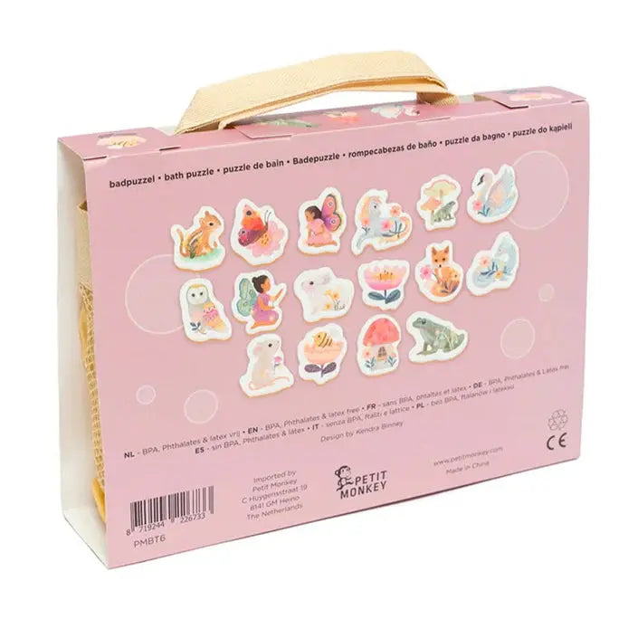 Soft foam bath puzzle Fairy Petit Monkey