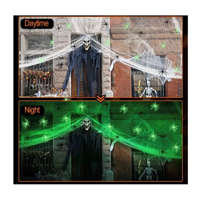 Spider web Glow in the Dark Halloween Cotillons D Alsace