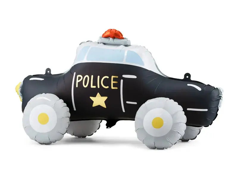 Standing foil balloon Police Car, mix, 90 x 41 cm Partydeco