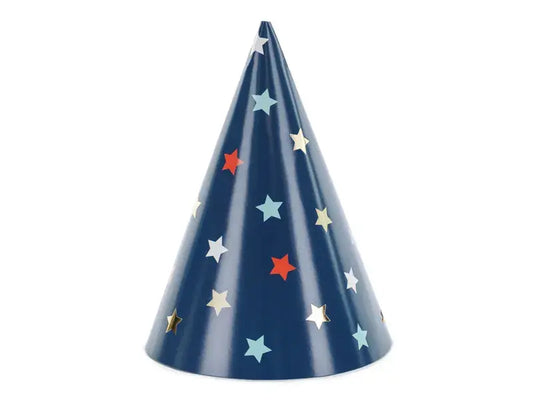 Star hats, 16 cm, mix Partydeco