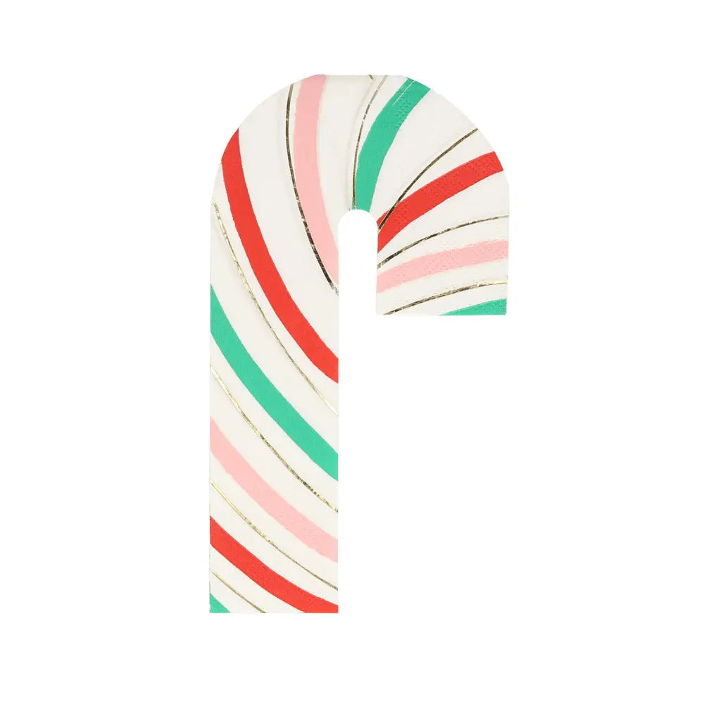 Stripy candy cane napkins Meri Meri