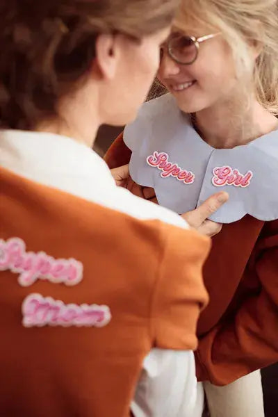 Supermom Iron-on Transfer, mix, 14x3.5-19.5x5 cm Partydeco