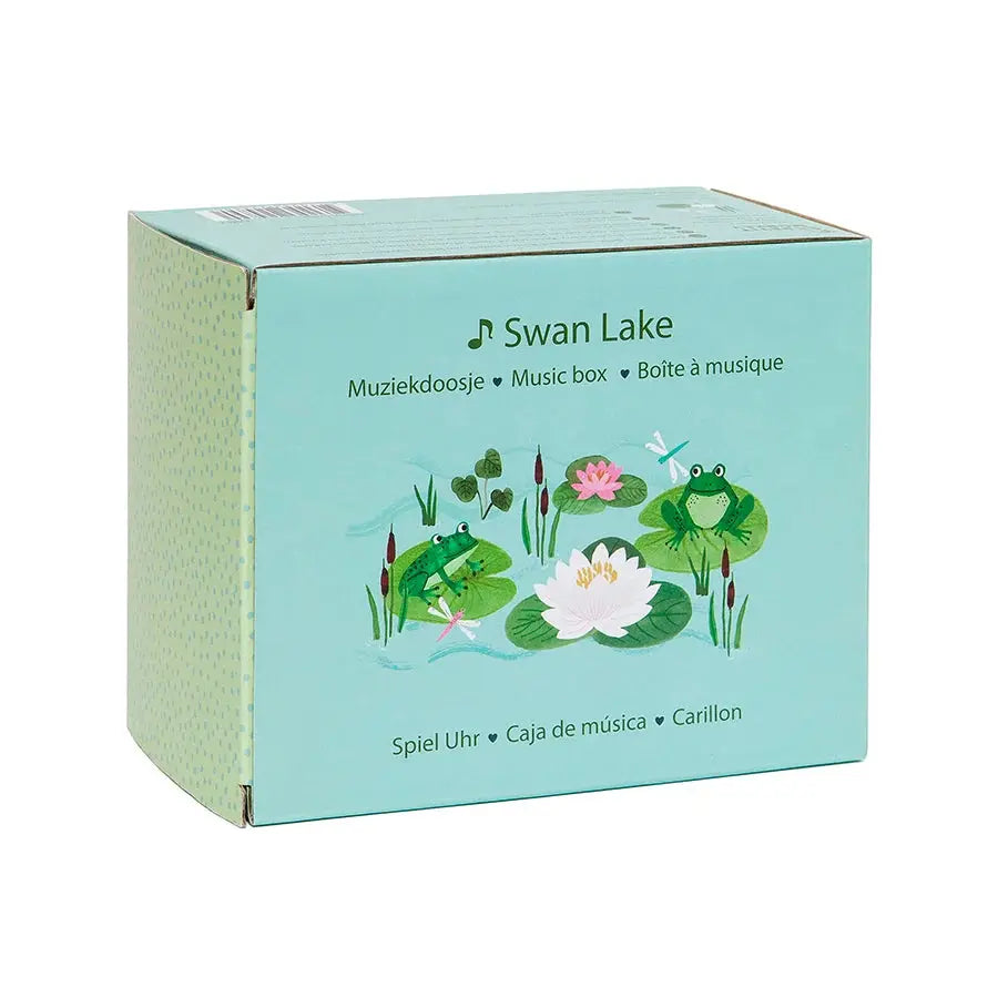 Swan lake (frog )- music box Petit Monkey