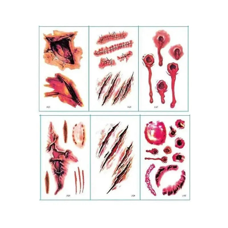 Tamporary scars tattoos Cotillons D Alsace