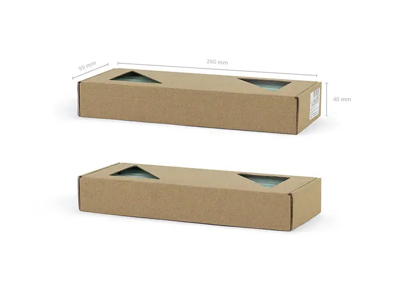 Taper candle, matt, sky-blue, 24cm Partydeco