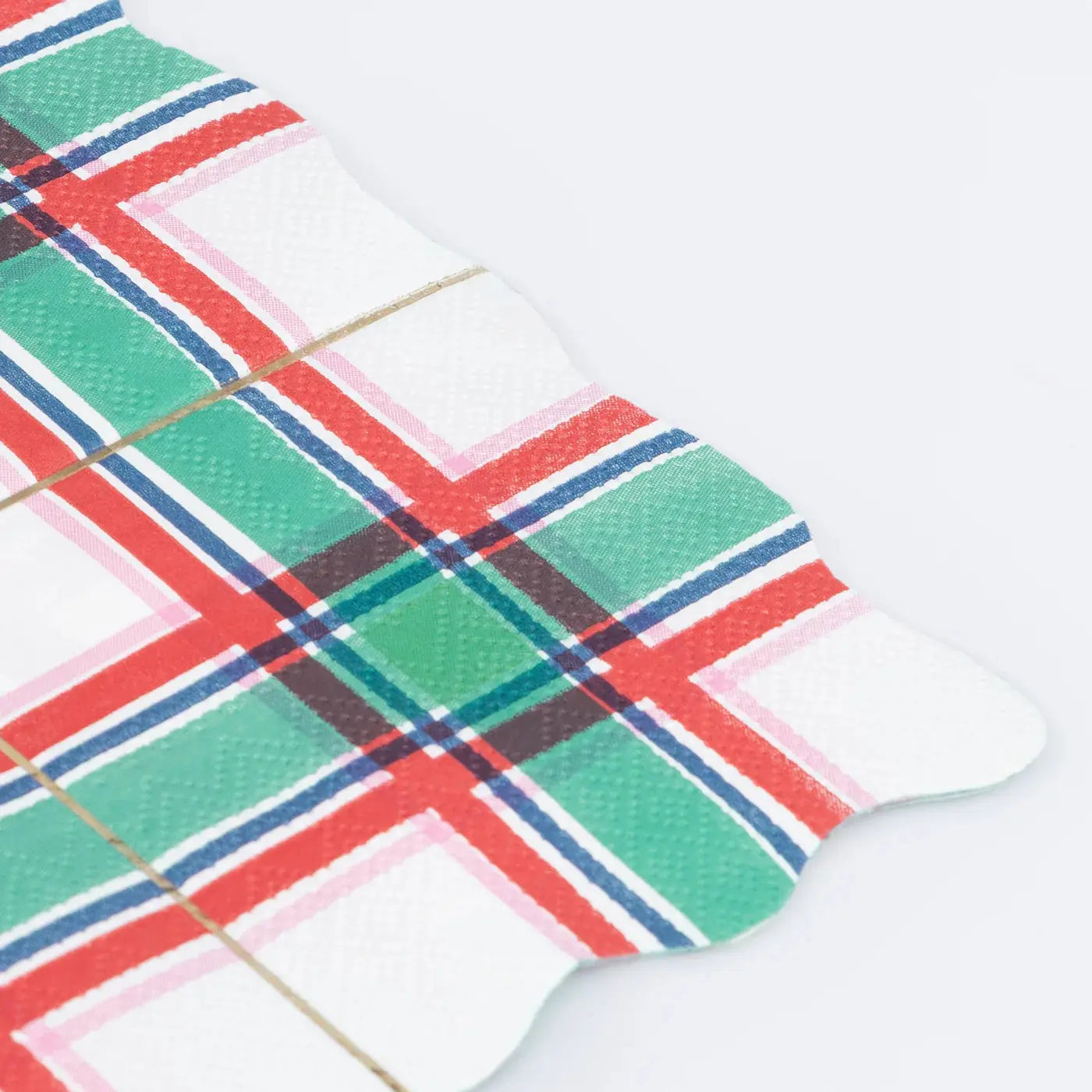 Tartan Large Napkins (x 16) Meri Meri
