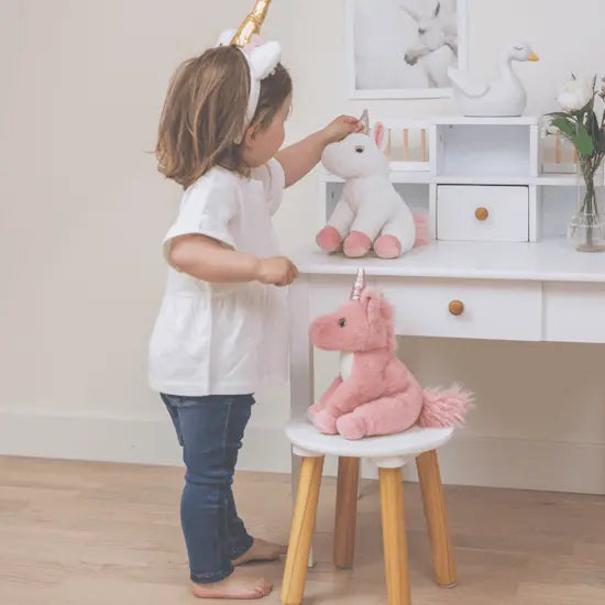 Teddykompaniet - Unicorn, white Teddykompaniet