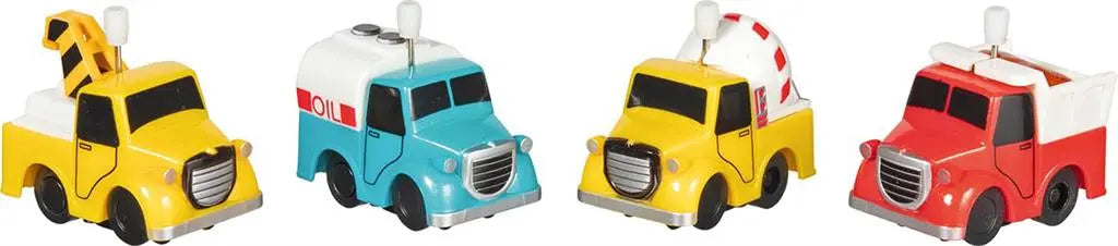 Truck with wind-up motor Dam