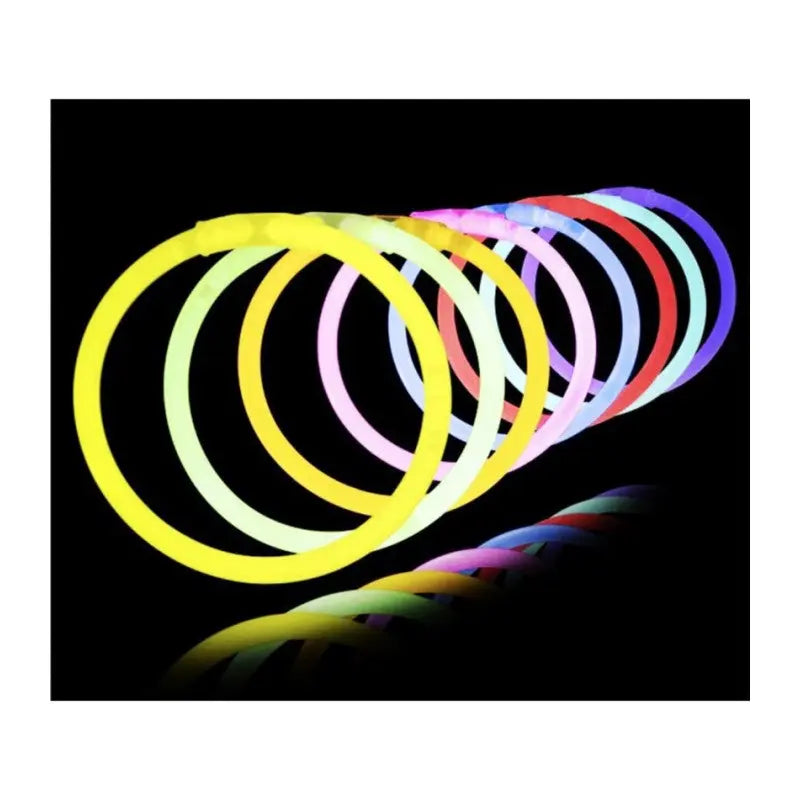 Tube 15 bracelets GLOW 5 mm x 200 mm Cotillons D Alsace