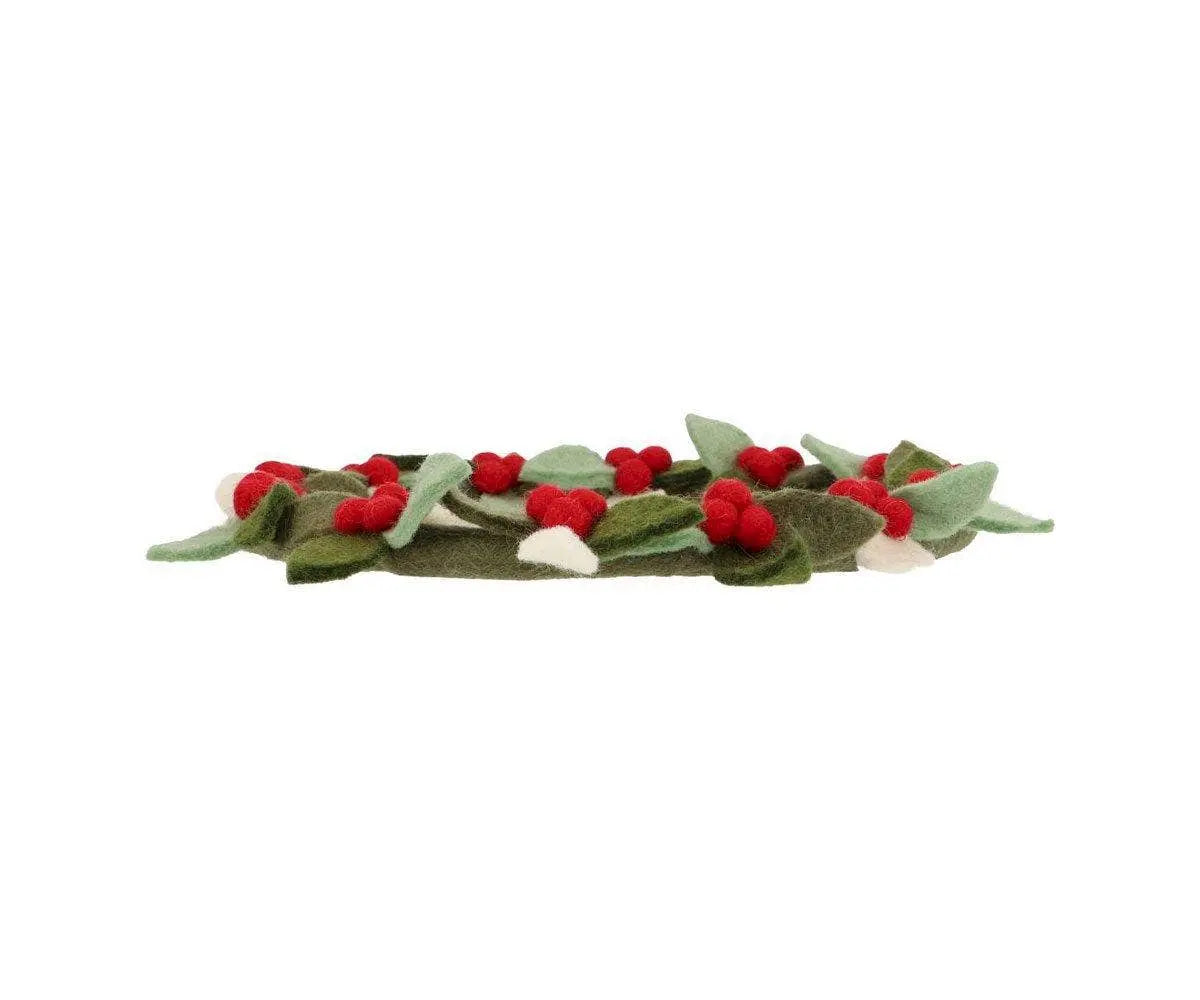 Tutete - Large Holly and Berry Christmas Wreath Tutete