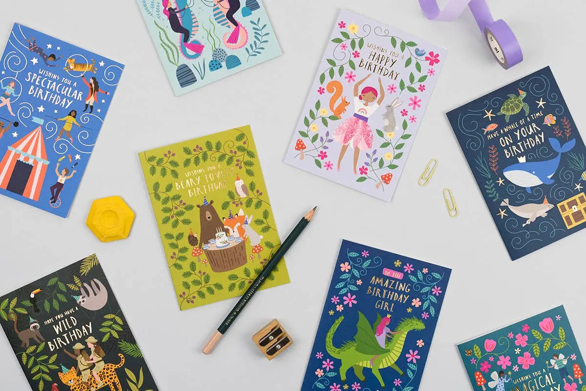 Twinkle Toes Kid's Birthday Card | Children's Birthday Card Mifkins