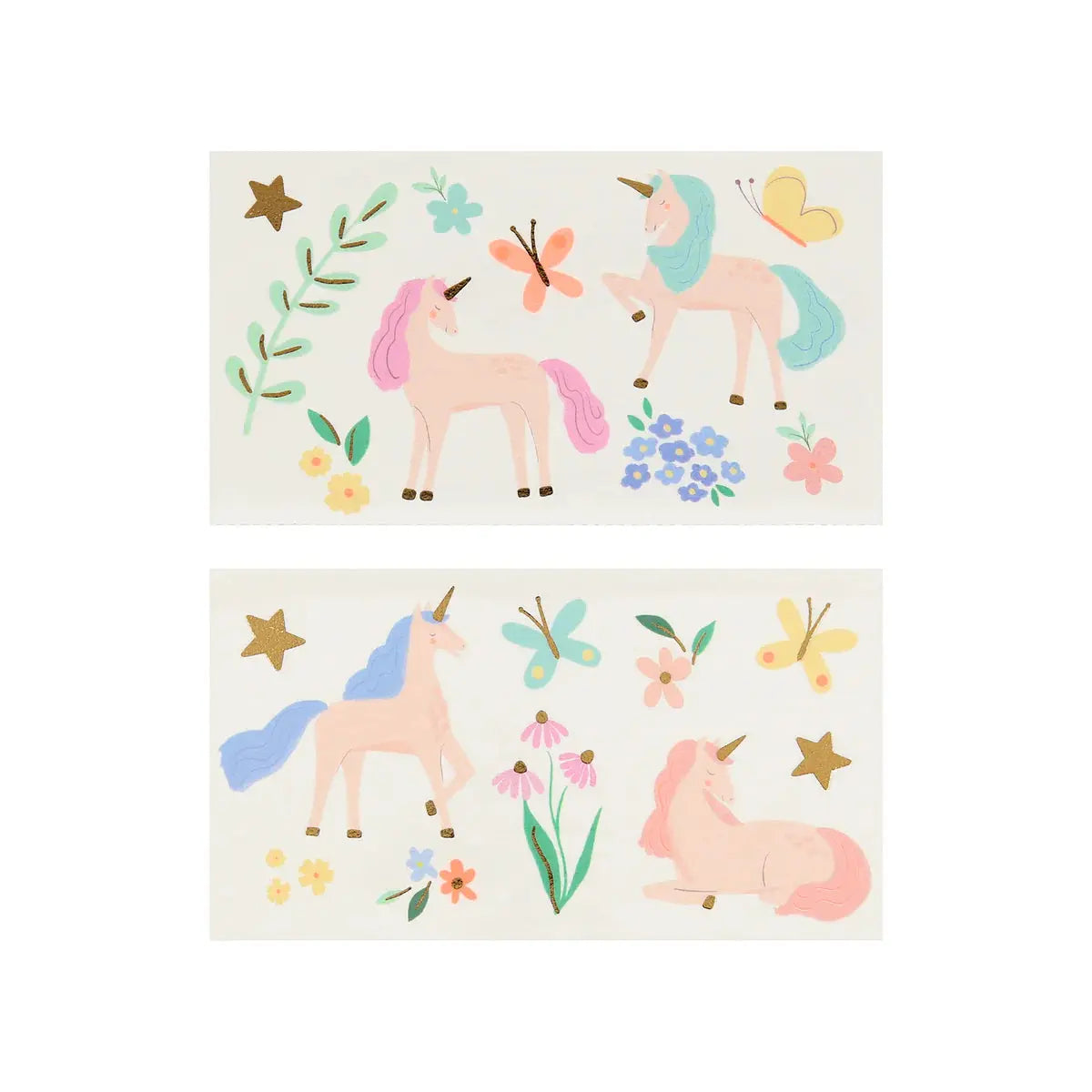 Unicorn Temporary Tattoos (x 20 tattoos) Meri Meri