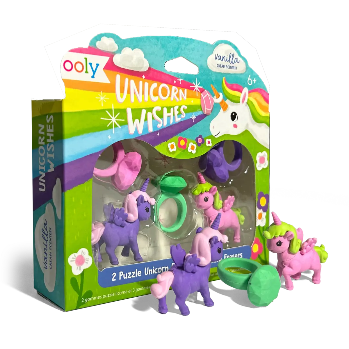 Unicorn Wishes Scented Erasers- Set of 5 OOLY