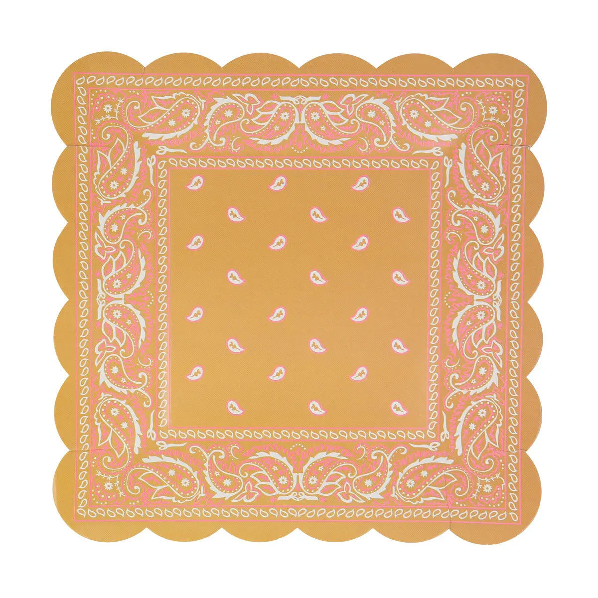Western Bandana Square Plate(x8) Meri Meri