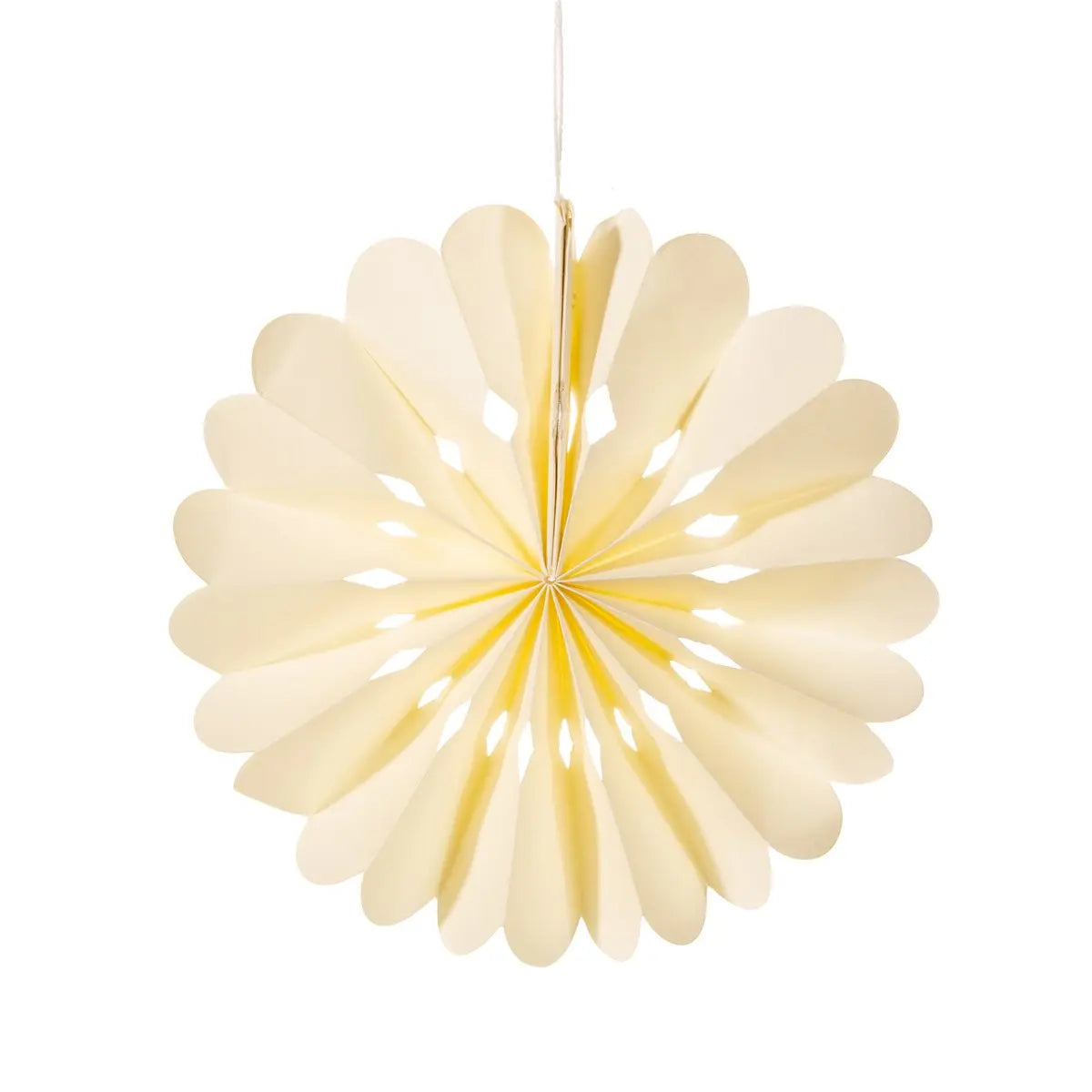 White Snowflake Paper Decoration SASS AND BELLE