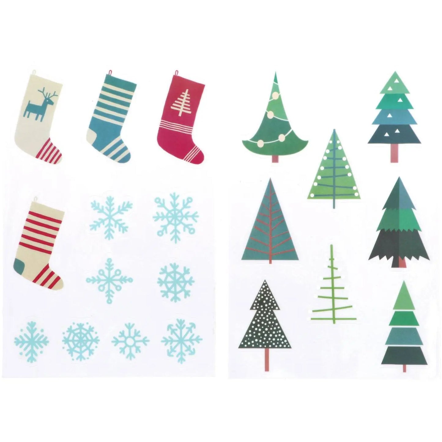 Window stickers - Winter - Holly Jolly - 20 pieces Folat