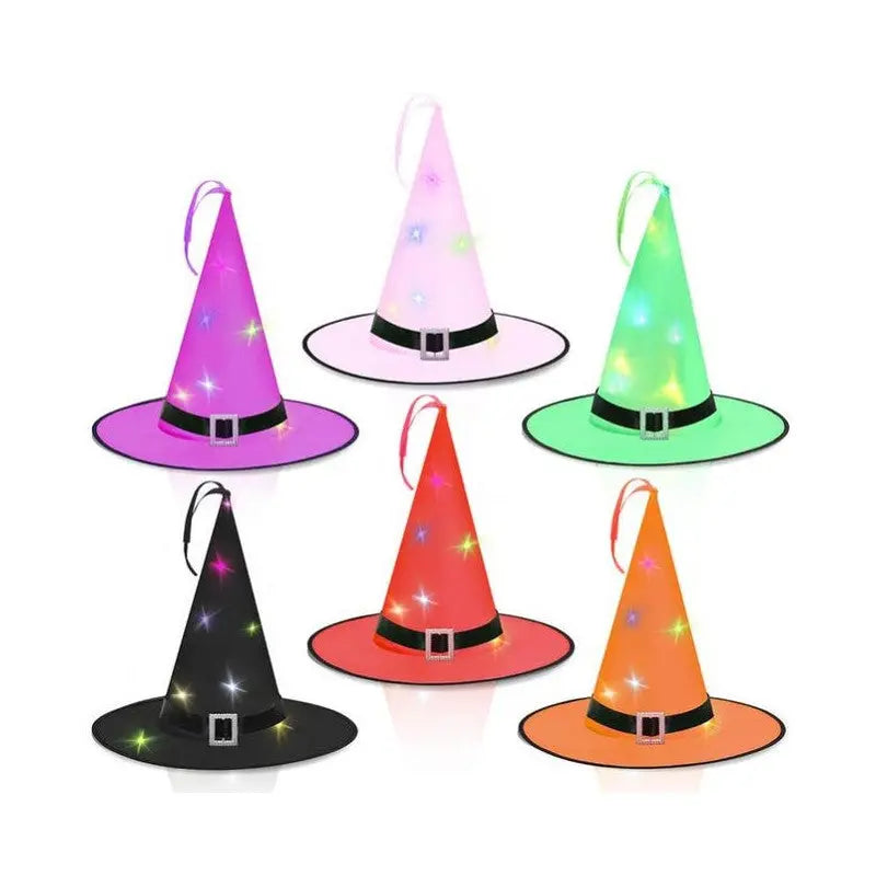 Witch hat light with LED colored Cotillons D Alsace