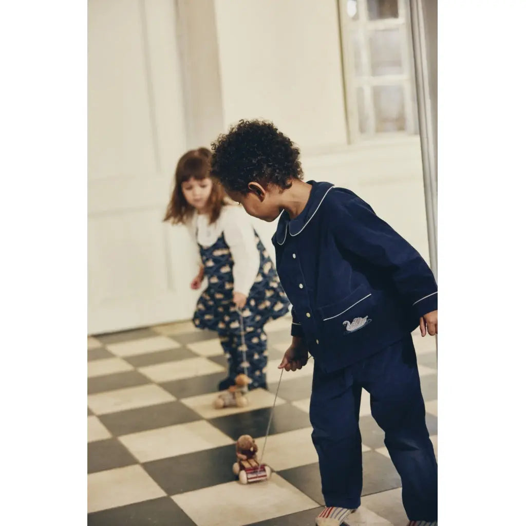 Wooden Pull Bunny Music Konges Slojd