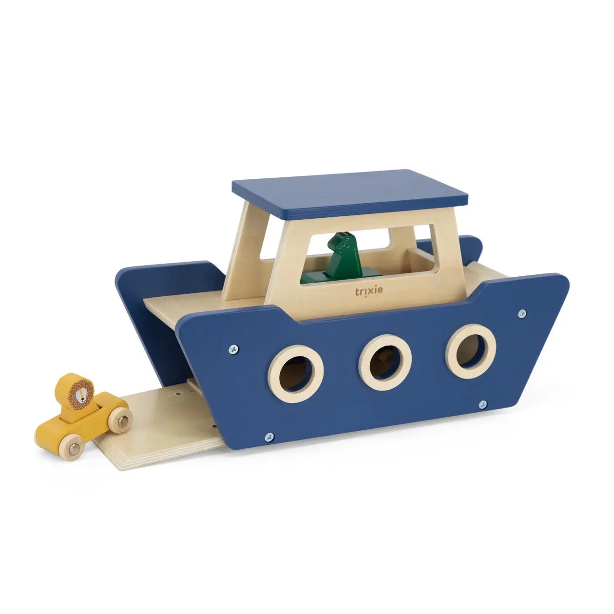 Wooden ferryboat Trixie