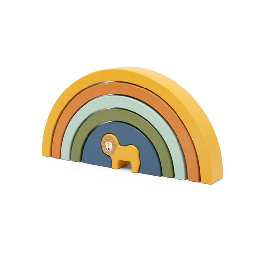 Wooden rainbow stacking - Mr. Lion Trixie