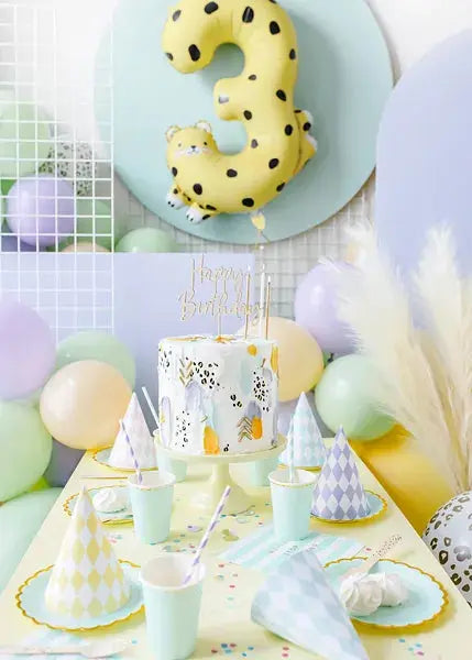 Wooden topper Happy Birthday Partydeco