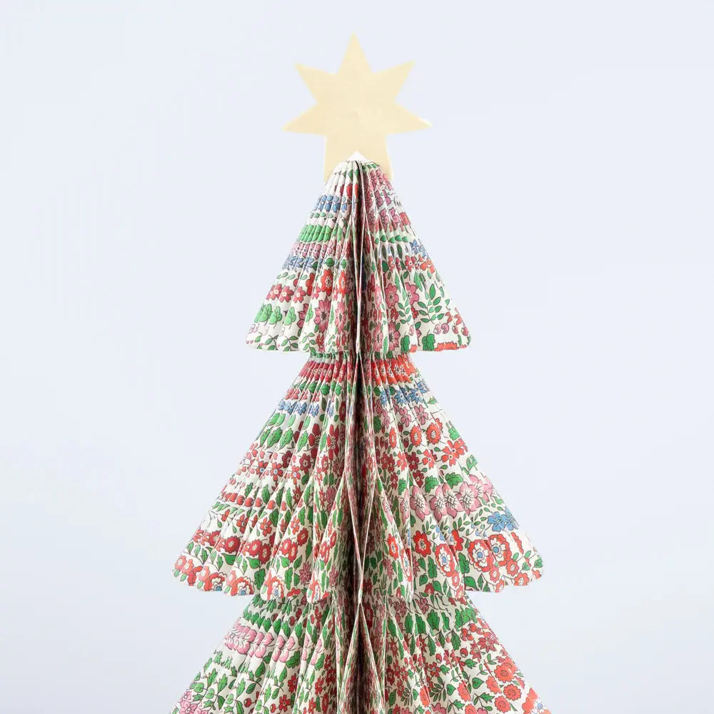 X Liberty paper honeycomb trees Meri Meri