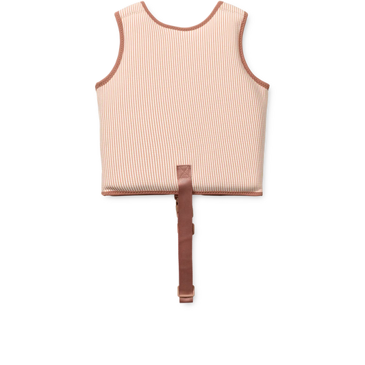 LW20739 Swim vest Dove seersucker - Stripe Pale tuscany 11-15 KG