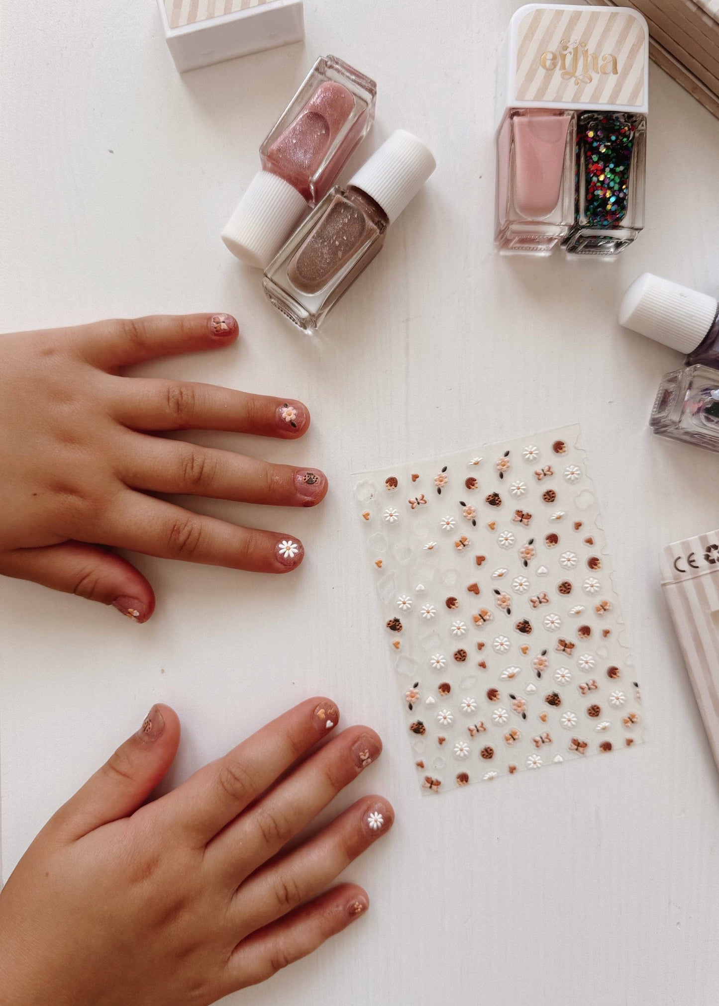 Mrs.Ertha - Kids 3D Nail Stickers - Butterfly