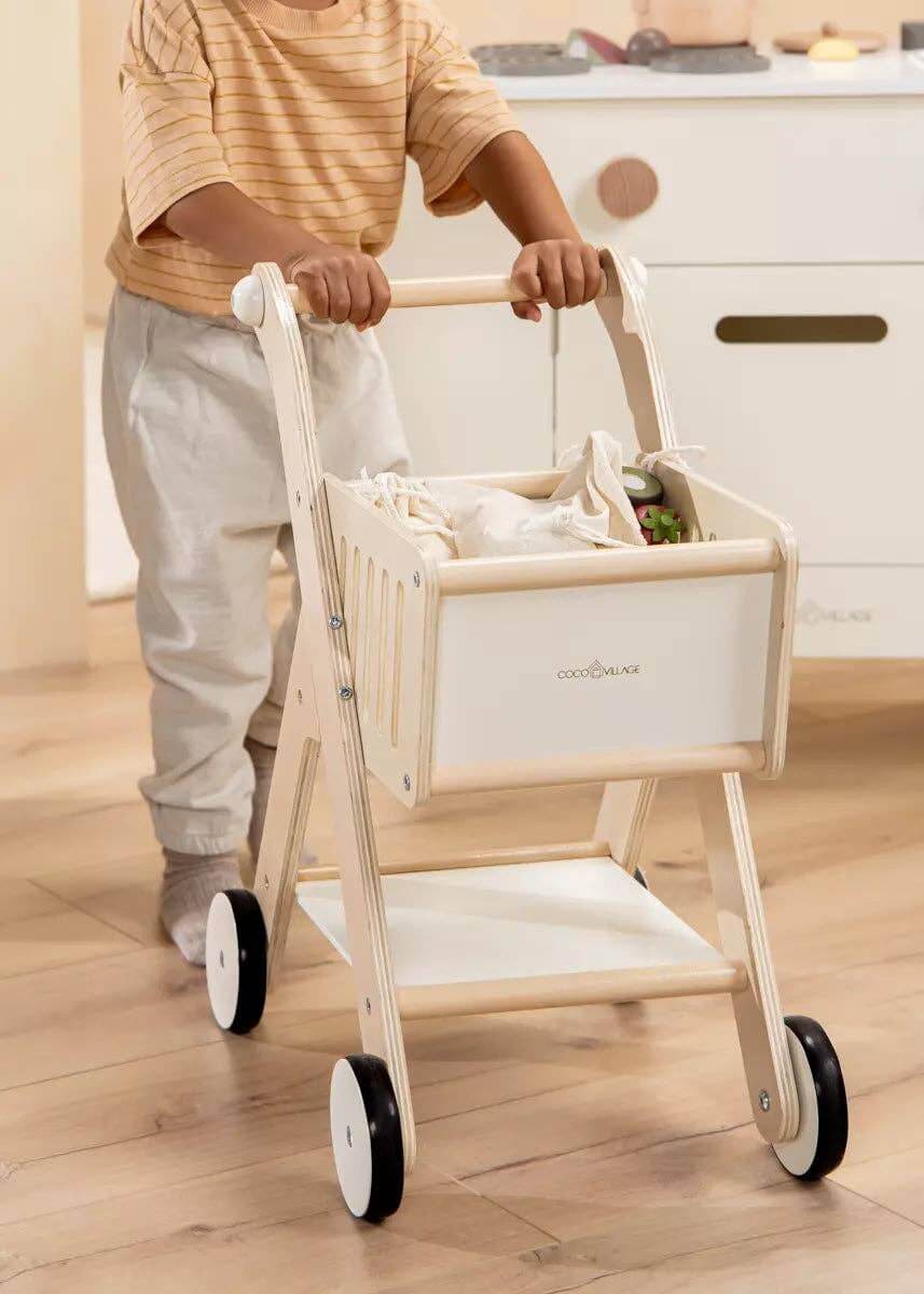 Wooden Shopping Cart