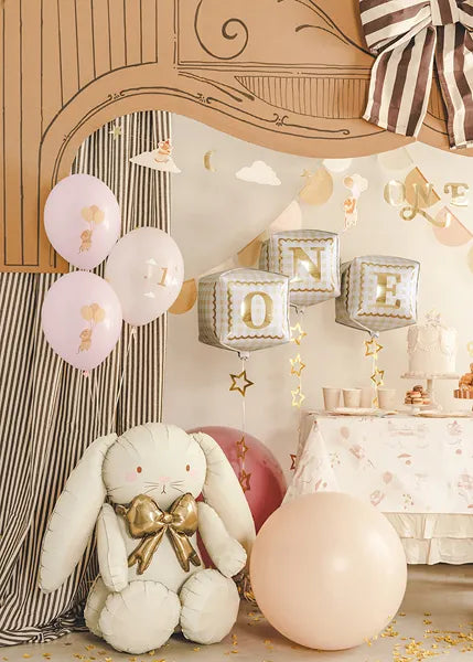 Foil balloons cubes ''One''
