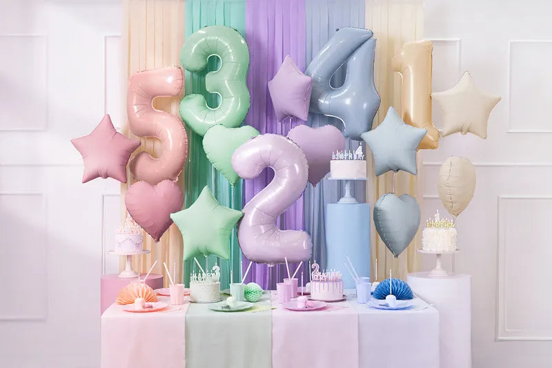 Foil balloon Heart, 45cm, purple