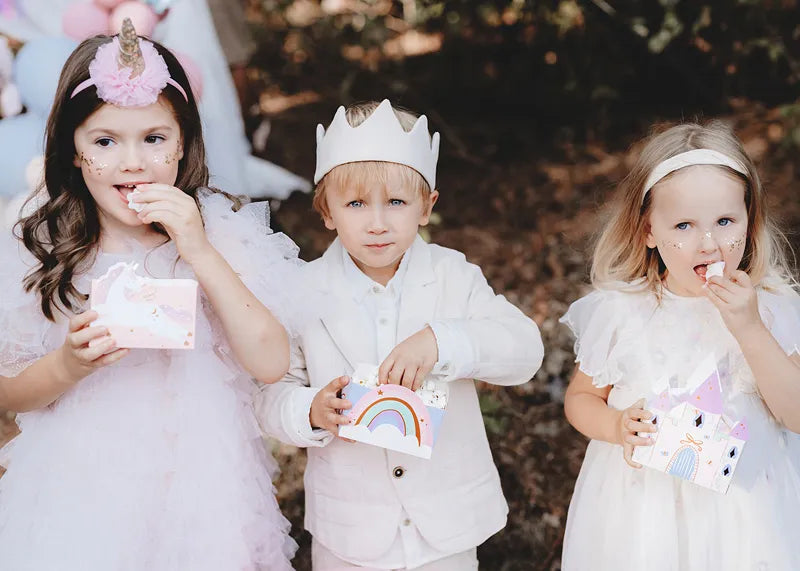 Castle and Unicorns snack boxes, mix