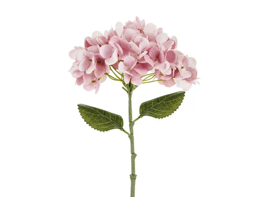 Artificial flower - Hydrangea, 35 cm, light pink