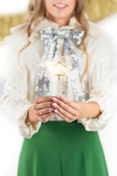 Sparklers Stars, gold, 16.5cm