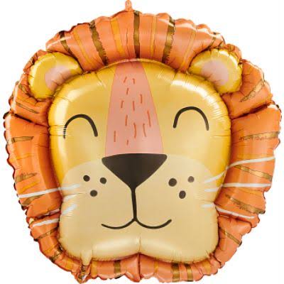 Get Wild Lion Head balloon