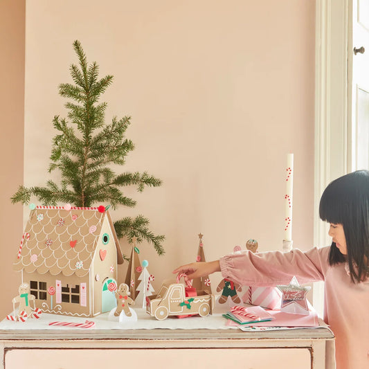 Gingerbread sticker advent calendar