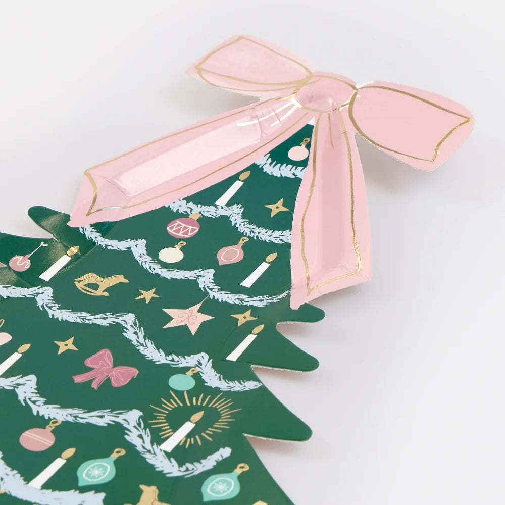 New York City ballet tree shaped plates
