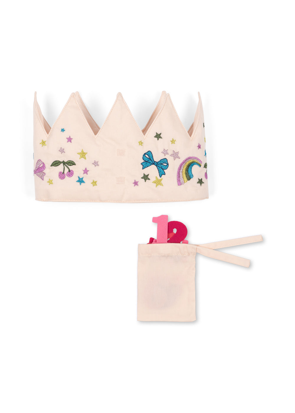Birthday Crown Glitter - Rainbow - Konges Slojd