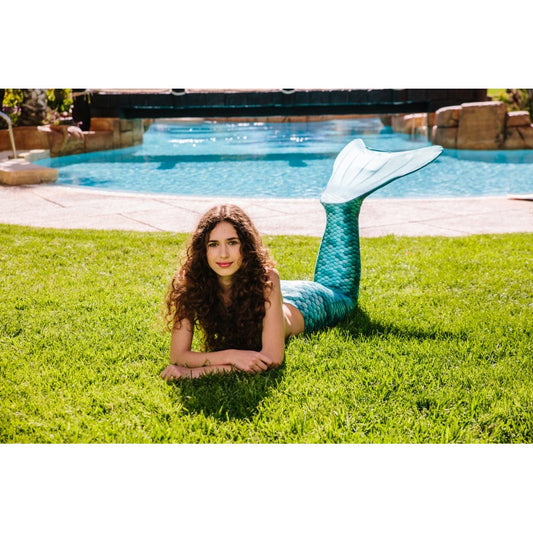 Pack Mermaid tail set - S +10years Turquoise