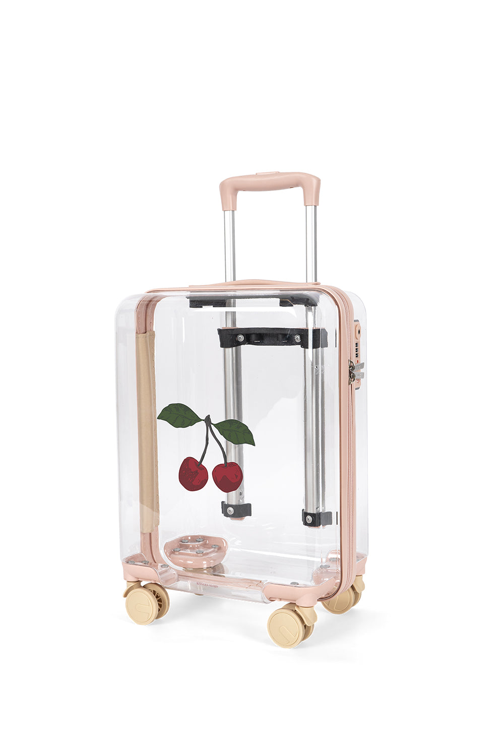 Konges Slojd - Transparent Travel Suitcase Cherry