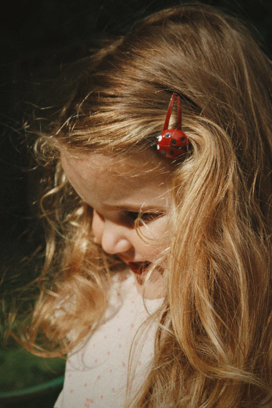 LADYBUG 4 PACK HAIR CLIPS