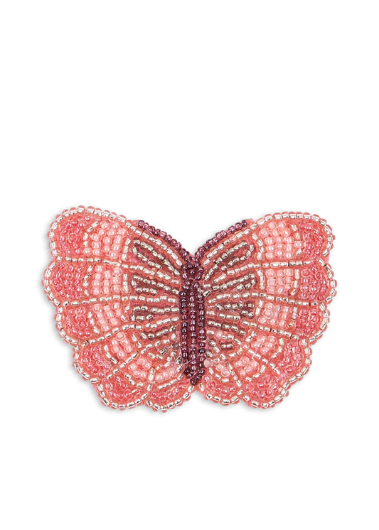 KS105300 BUTTERFLY BEADED HAIR CLIP