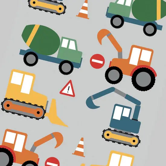 1 sheet of 8 construction site tattoos My Little Day