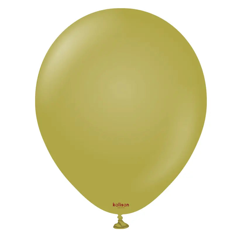 100 Balloons 5″ Olive – Kalisan Kalisan
