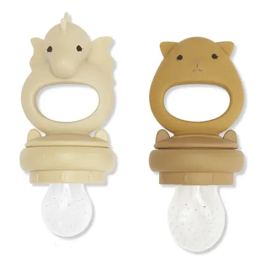 2 Pack Dragon Fruit Feeding Pacifier Limonade/Honey Mustard Konges Slojd